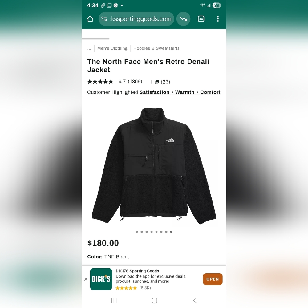 The North Face Men's Two-Tone Performance Jacket XL POLARTEC - Picture 9 of 16
